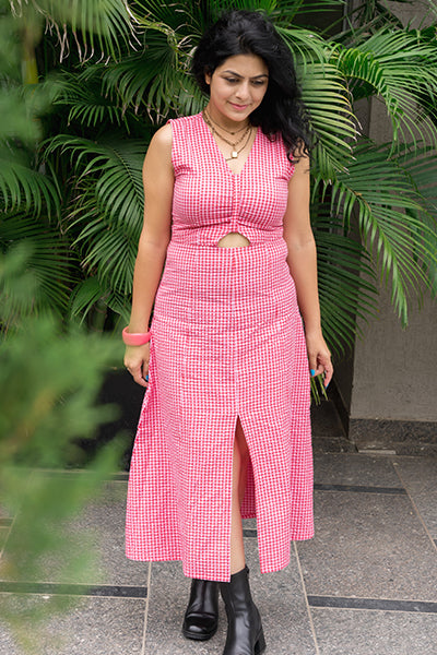 Checkered Spring Dress