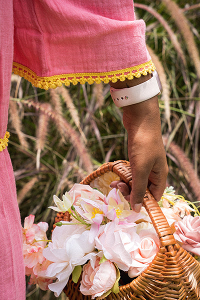 Blush Breeze Off-Shoulder Dress