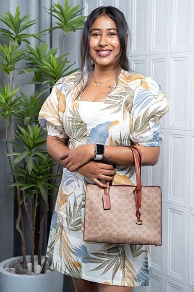 Wild Flower Linen Dress