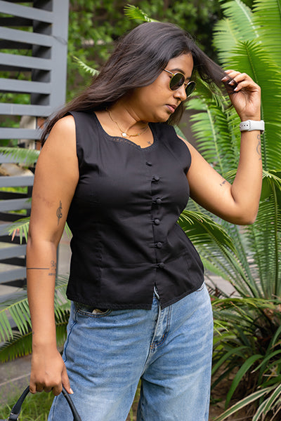 Black Charm Top
