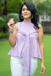 Lilac Knotty Top